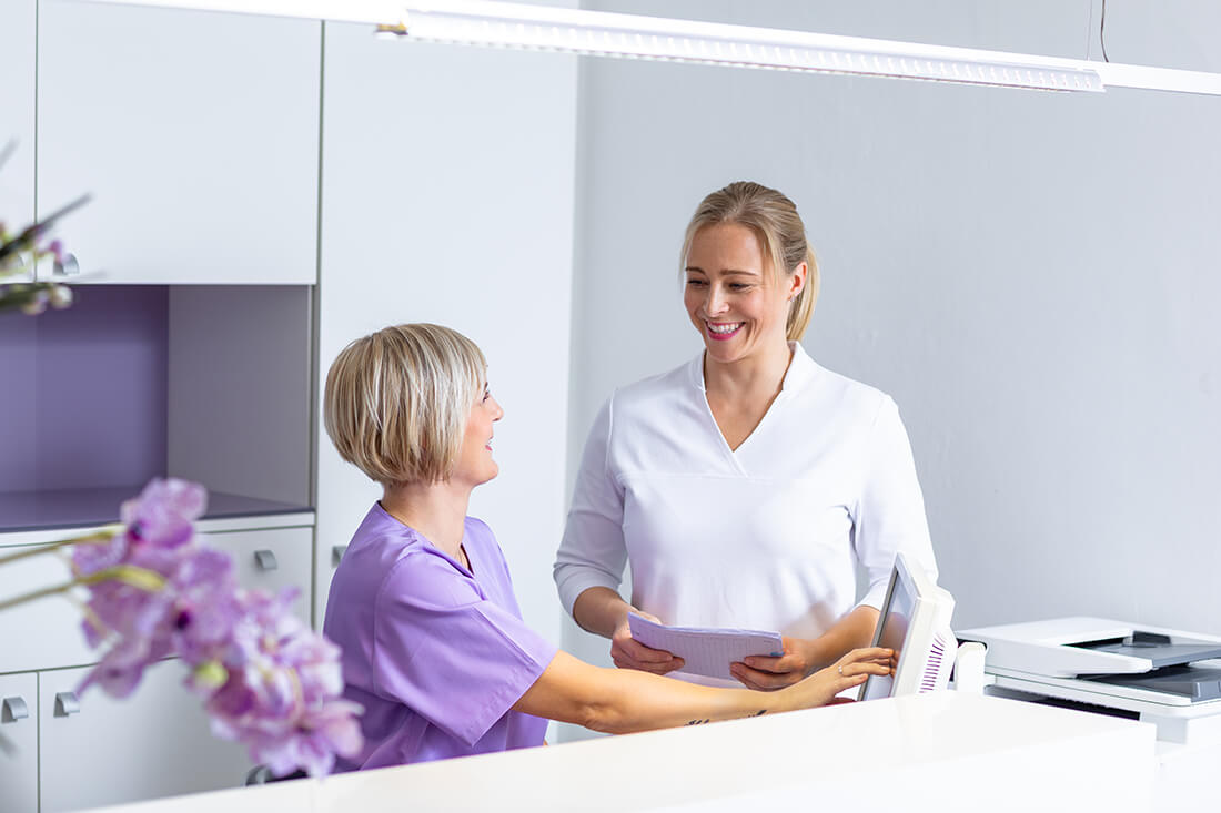 Zahnarzt Klosterneuburg - Dr. Sandra Dusek - Home Empfang