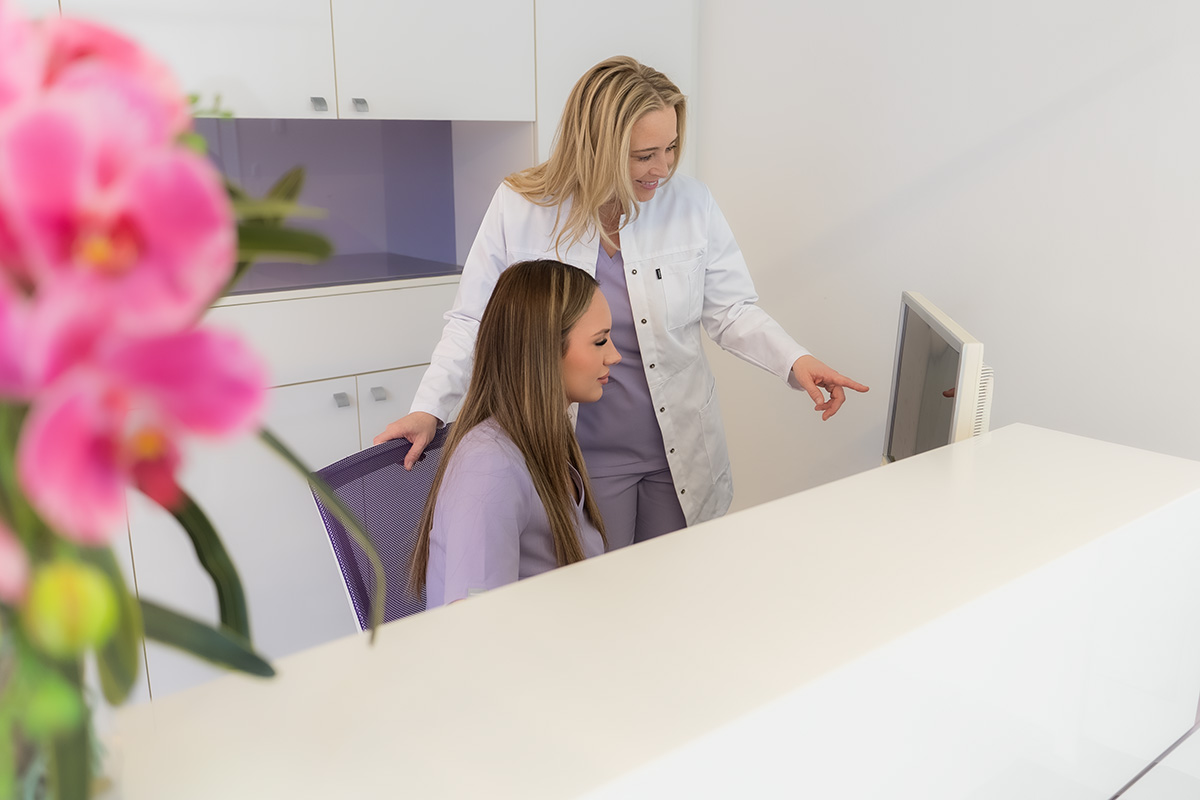 Zahnarzt Klosterneuburg - Dr. Sandra Dusek - Empfang